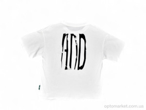 Футболка дитячі 819 white Duoduoxiaoxiang білий  оптом от Optomarket