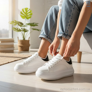 Кросівки жіночі 82-5 піна Happy білий  оптом от Optomarket