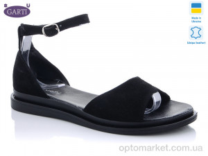 Купить Босоніжки жіночі 82 чёрный замш Garti чорний