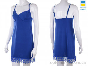 Нічна сорочка жіночі 8288 d.blue батал Nadia & Natali синій  оптом от Optomarket