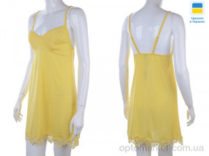 Нічна сорочка жіночі 8289 yellow Nadia & Natali жовтий  оптом от Optomarket