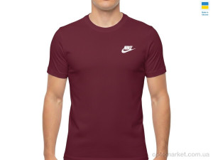 Футболка чоловічі 82NI бордовий N.ke бордовий  оптом от Optomarket