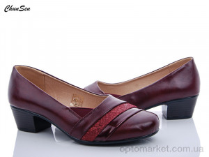 Купить Туфлі жіночі 8324C-4 Chunsen бордовий