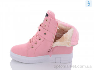 Снікерси жіночі 8384-29 Purlina рожевий  оптом от Optomarket