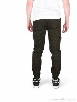 Брюки чоловічі 8442-4 green Baron зелений  оптом от Optomarket