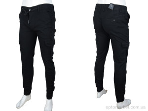 Брюки чоловічі 8505-1 black Baronjns чорний  оптом от Optomarket