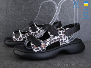 Босоніжки жіночі 854-112 Ailinda чорний оптом от Optomarket