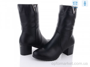 Купить Чоботи жіночі 86-8 Hongquan чорний