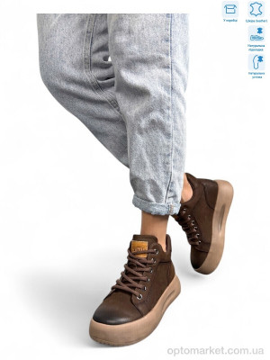 Купить Черевики жіночі 86681 brown Camille коричневий