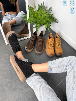 Черевики жіночі 86682 black Camille чорний  оптом от Optomarket