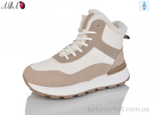 Купить Черевики жіночі 8711 beige-khaki Aba бежевий
