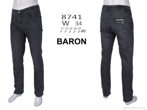 Джинси чоловічі 8741 Baron сірий  оптом от Optomarket