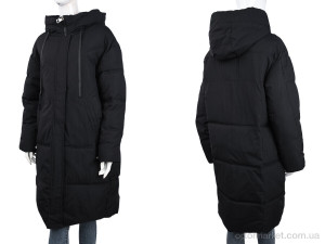 Пальто жіночі 8801 black (09075) JINGPINFUSHI чорний  оптом от Optomarket
