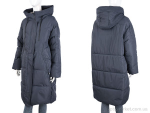 Пальто жіночі 8801 grey (09075) Jingpinfush сірий  оптом от Optomarket