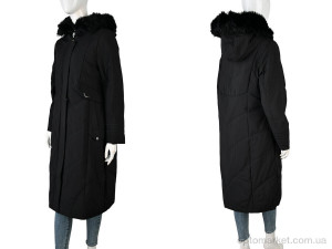 Пальто жіночі 8803 (12048) black XueYada чорний  оптом от Optomarket