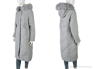 Пальто жіночі 8803 (12048) grey XueYada сірий  оптом от Optomarket