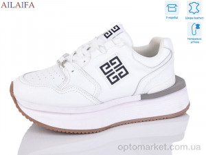 Кросівки жіночі 8812 white G.venchy білий  оптом от Optomarket