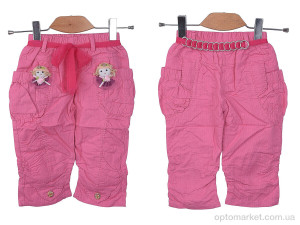 Брюки дитячі 882 (08557-2) pink Qiaogongzi рожевий  оптом от Optomarket