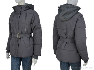 Куртка жіночі 8823 grey TurnHug сірий  оптом от Optomarket