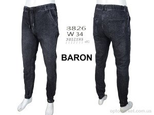 Джинси чоловічі 8826 Baron сірий  оптом от Optomarket