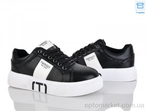 Кросівки жіночі 8828-2 піна Vika чорний оптом от Optomarket