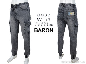 Джинси чоловічі 8837 grey Baron сірий  оптом от Optomarket