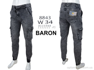 Джинси чоловічі 8843 grey Baron сірий  оптом от Optomarket