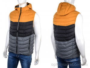 Жилетка чоловічі 88592 yellow QQN мікс оптом от Optomarket