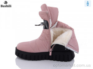 Дутики дитячі 8864-3H Башили рожевий  оптом от Optomarket