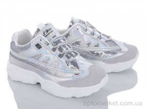 Купить Кросівки жіночі 8881 белый Class Shoes срібний