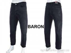 Джинси чоловічі 8970 black Baron чорний  оптом от Optomarket