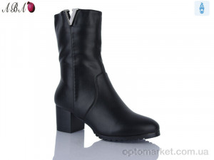 Купить Чоботи жіночі 8ABA6-8 Aba чорний