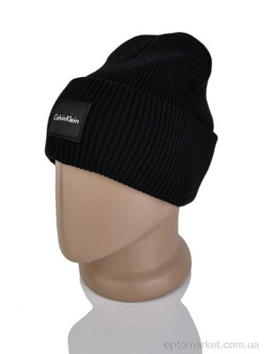 Шапка жіночі 9-16 black C.lvin klein чорний  оптом от Optomarket