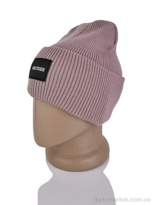 Шапка жіночі 9-17 pink T.mmy hilfiger рожевий  оптом от Optomarket
