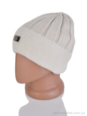 Шапка жіночі 9-18 beige U.G бежевий  оптом от Optomarket