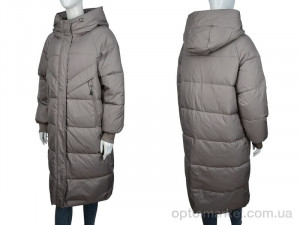 Пальто жіночі 9015 grey Aixiaohua сірий  оптом от Optomarket