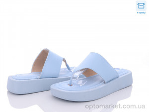Купить Шльопанці жіночі 9020-6 Gollmony блакитний