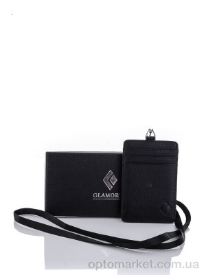 Купить Візитниця женская 9061 d.grey Glamorta чорний