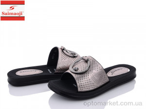Купить Шльопанці жіночі 907-8 Saimaoji графіт