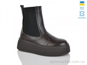 Купить Черевики жіночі 91 шоколад.к. зима Sali коричневий