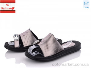 Купить Шльопанці жіночі 9102-8 Saimaoji графіт