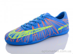 Футбольне взуття чоловічі 910A-3 N.ke синій  оптом от Optomarket