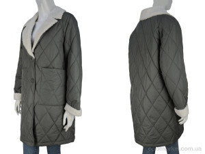 Куртка жіночі 9111 d.green-5 Aixiaohua зелений  оптом от Optomarket