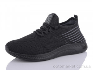 Купить Кросівки чоловічі 912 black піна Pet чорний