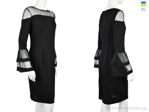 Сукня жіночі 912 чорний Vande Grouff чорний  оптом от Optomarket