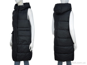 Жилетка жіночі 9125 black-5 Aixiaohua чорний  оптом от Optomarket