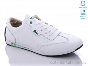 Кросівки чоловічі 9159 L.coste білий  оптом от Optomarket