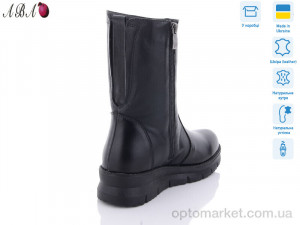 Чоботи жіночі 916 чорний DJUS SHOES чорний  оптом от Optomarket