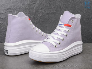 Кеди жіночі 9166-4 C.nverse фіолетовий  оптом от Optomarket