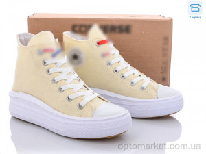 Купить Кеди жіночі 9166-5 C.nverse жовтий